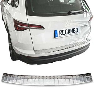 Protector de borde de carga acero inoxidable cromo adecuado para Skoda Karoq | NU7 | BJ desde 2017> - Imagen 1 de 9