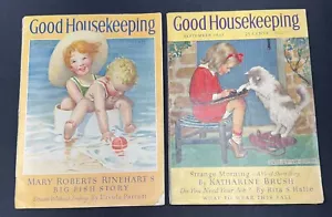 Vtg Lot of 2 Good Housekeeping Magazines Aug. And Sept. 1932 - Picture 1 of 12