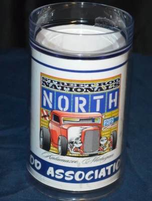 Taza de cerveza Street Rod Nationals Kalamazoo Michigan NSRA 2001 22ª anual 6,5" pulgadas Foto 1 de 2