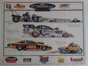 NHRA Salutes the Drag Racing Champions 2002 Annual Poster