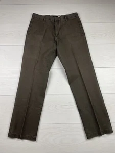 Banana Republic Brown Gavin Chino Pants Size 34x34 - Picture 1 of 8