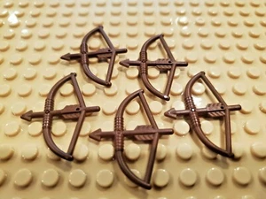 5 Lego Minifig Bow & Arrow Weapons NEW - Picture 1 of 1