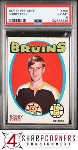1971 O-PEE-CHEE #100 BOBBY ORR BRUINS HOF PSA 6 - Bild 1 von 4
