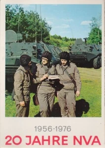 DDR-Sonderpostkarte vom Militär-Verlag zum Jubiläum "20 Jahre NVA" 1976 - blanko - Bild 1 von 1