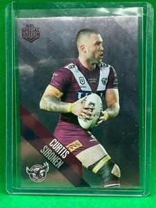 Tarjeta Curtis Sironen 2021 TLA RIVALIDAD PLATA PARALELO NRL Sea Eagles #SP06 - Imagen 1 de 1