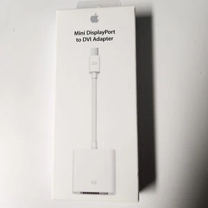 NEW Apple Mini DisplayPort to DVI Adapter - part MB570LL/B, model A1305, WHITE - Picture 1 of 3