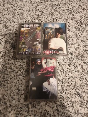 C-BO The AUTOPSY, Life As A Rider, One Life Cassette Lot Of 3 - Image 1 of 3