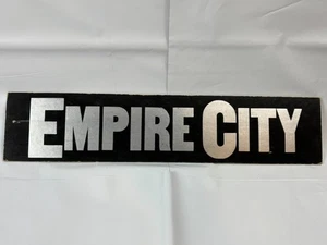 Vtg 50s 60s EMPIRE CITY Cardboard Horse Race Track Advertising Sign - Picture 1 of 5