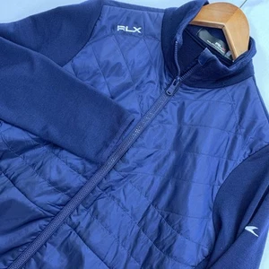 Ralph Lauren RLX Jacket Women’s M Polo Sport Full Zip Wool Windbreaker Sweater - Picture 1 of 16