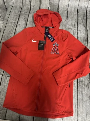 NWT Nike Men’s Los Angeles Angels Dugout Full-Zip Jacket Red Small Therma Fit S - Image 1 of 4