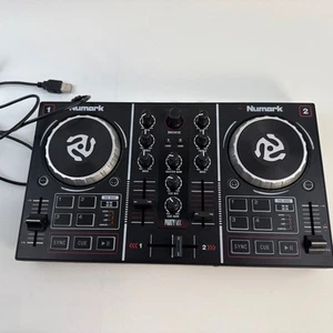 Numark Party Mix Double Deck DJ Controller w/Built-In Light Show - Power Tested - Picture 1 of 4