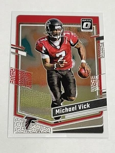 2023 Donruss Optic Football #12 - Michael Vick - Atlanta Falcons - Picture 1 of 2