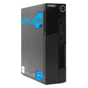 Lenovo Thinkcentre M91 Usdt Mini Pc 8Gb 480Gb Windows 11 Computer Fisso Desktop - Picture 1 of 4