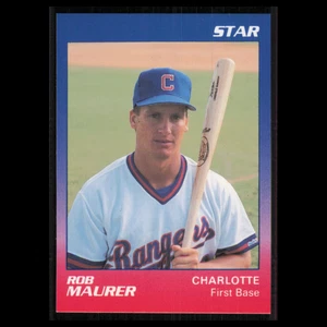 Rob Maurer #NNO 1989 Star Minor League Charlotte Rangers Baseball Card MLB NM - Picture 1 of 3