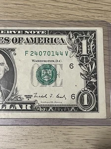 1988 A $1 Dollar Bill Web Note - Picture 1 of 5