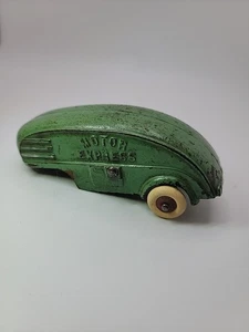1930's HUBLEY Cast Iron Motor Express Trailer # 2288 5" - Picture 1 of 8