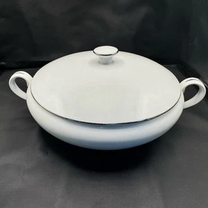 Soup Tureen with Lid “Silver White” Fine China Japan 1966 - Picture 1 of 6
