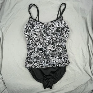 Miraclesuit Damen Badeanzug Einteiler Schwarz & Paisley Gr. 16L Top Zustand - Bild 1 von 17