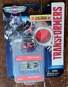 Transformers 2pk #004 Micro Machines Series 1: ELITA-ONE & SIDESWIPE w/Decoder - Picture 1 of 2