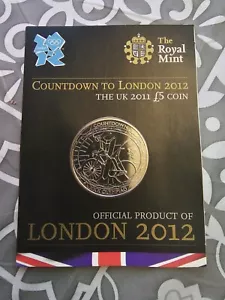 Sealed 2011 ‘Countdown To London 2012’ £5 Coin Olympics The Royal Mint UK SELLER - Picture 1 of 4