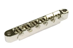 USA Tune-o-Matic Bridge cablato ABR-1 nichel per chitarre Gibson® - SOLO BRIDGE - Foto 1 di 3
