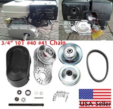 Go Kart Torque Converter Kit 3/4" Comet Tav2 30-75 218353 #40 #41 10T Clutch Usa