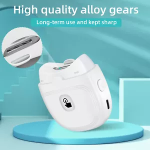Cortaúñas y limador eléctrico automático portátil con luz LED 2 piezas, compacto - Imagen 1 de 8