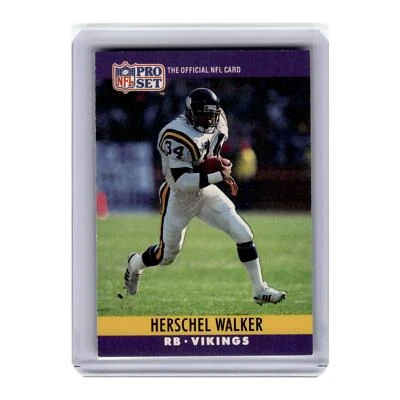 1990 Pro Set Herschel Walker Vikings #197 - Image 1 of 3