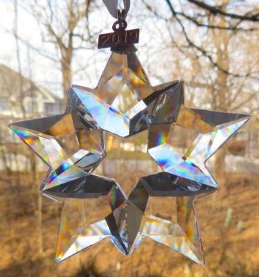 SWAROVSKI Crystal 2019 Anual Gran Estrella Copo de Nieve Adorno de Navidad Como Nuevo y Nuevo en Caja Foto 1 de 4
