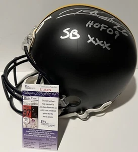 ROD WOODSON Signed Autographed Auto Full Size Proline Helmet Steelers JSA - Picture 1 of 5