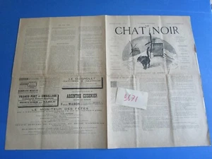 Nr. 9671 / Zeitschrift DIE SCHWARZE KATZE illustriert von Willette / Rodophe Salis / A.Allais - Bild 1 von 1