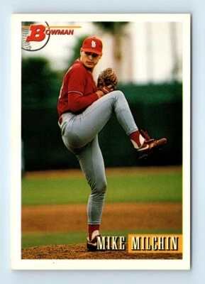 1993 Bowman Mike Milchin St. Louis Cardinals #516 - Image 1 of 2