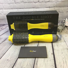 Drybar The Double Shot Oval Blow Yellow Black Ionic Technology Dryer Brush