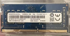 ORIGINAL! RAMAXEL 8GB 1Rx8 PC4-2400T DDR3 SODIMM MEMORY RAM RMSA3260NA78HAF-2400 - Picture 1 of 4