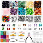 1825Pcs Diy Crystal Chip Beads Jewelry Making Kit For Earring Necklace Bracelets