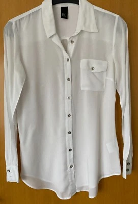 B.C. elergante Bluse weiß, Größe 38 - Bild 1 von 3