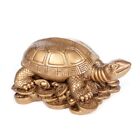 Figurines Money Turtle Statue Tabletop Ornament Golden Tortoise Ornaments