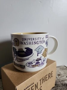 Starbucks Cup UW UNIVERSITY OF WASHINGTON Been There Series Mug BRAND NEW in Box - Picture 1 of 11