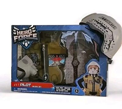 Kit de Vestir Héroe Jet Pilot Disfraz para Niños - Air Jet Fighter Pilot Kit Foto 1 de 4