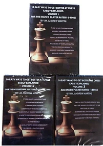 Foxy Chess DVD 114,115,116 Novice, Intermediate & Advanced Play - Picture 1 of 1