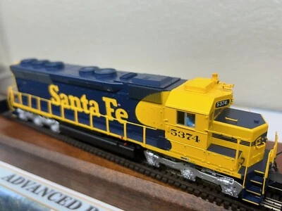 SANTA FE - ATSF SD45 LOCO  DCC /TSUNAMI SOUND - BLUE WARBONNET HO Scale NEW OOP - Image 1 of 4