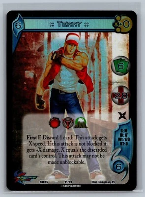 UFS CCG Terry #91/99 Rare Foil TCG SNK05 Flames of Fame - Image 1 of 2