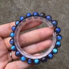 Natural Blue Ice Labradorite Light Gemstone Round Beads Women Bracelet AAAA