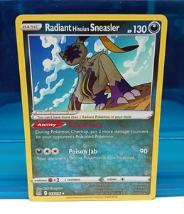 Radiant Hisuian Sneasler - 123/196 -Sword&Shield Lost Origin - Reverse Holo - Picture 1 of 2