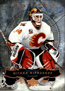 2006-07 Artifacts Calgary Flames Hockey Card #85 Miikka Kiprusoff