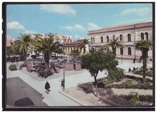 Cartolina Francoforte Piazza Dante e Edificio Scolastico ANIMATA UH99