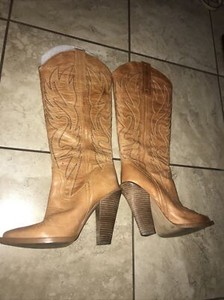 jessica simpson cow print boots