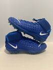 Men's Nike Force Savage Pro 2 Football Cleats Blue White Size 14 AH4000-400