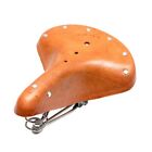 Brown Genuine Leather Vintage Style Sprung Bicycle Seat/Saddle Classic/Retro/Old