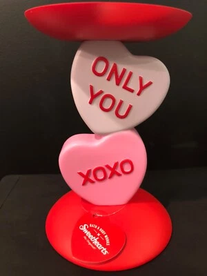 Candelabro Bath & Body Works SWEETHEARTS caramelo boda compromiso San Valentín Foto 1 de 2